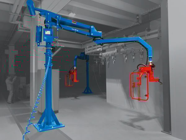 Column industrial manipulators