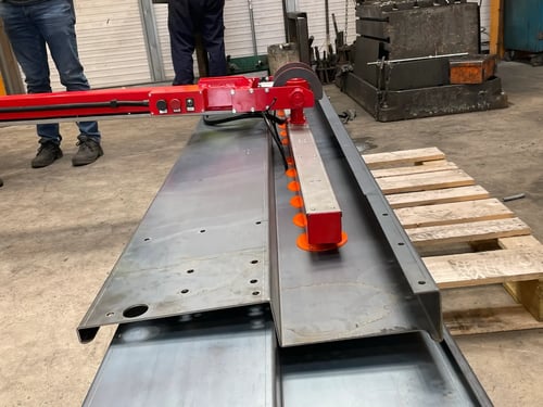 sheet metal suction gripping sheet metal suction gripping
